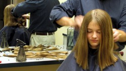 Mary's haircut for wigs for kids